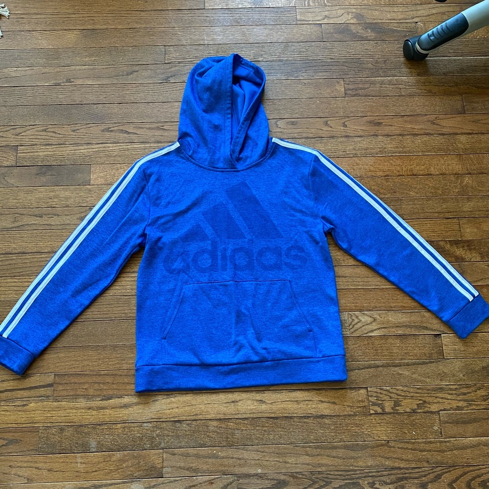 Blue Adidas boys sweatshirt L